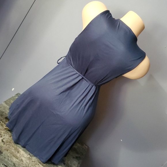 Stunning Blue True Wrap Dress - Picture 6 of 12
